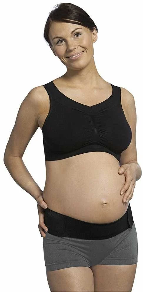 Carriwell reguliuojamas pilvo diržas / Adjustable velcro support belt (baltas arba juodas)