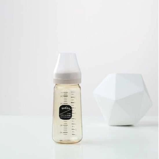 SPECTRA PPSU BUTELIUKAS, 260 ML, SU S DYDŽIO ŽINDUKU, CREAM VANILLA