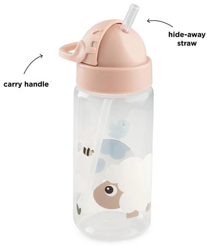 Done by Deer gertuvė su šiaudeliu Tiny Farm 350 ml