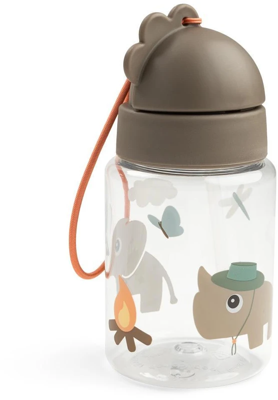Done by Deer gertuvė su šiaudeliu Tiny Trails Sand, 280 ml