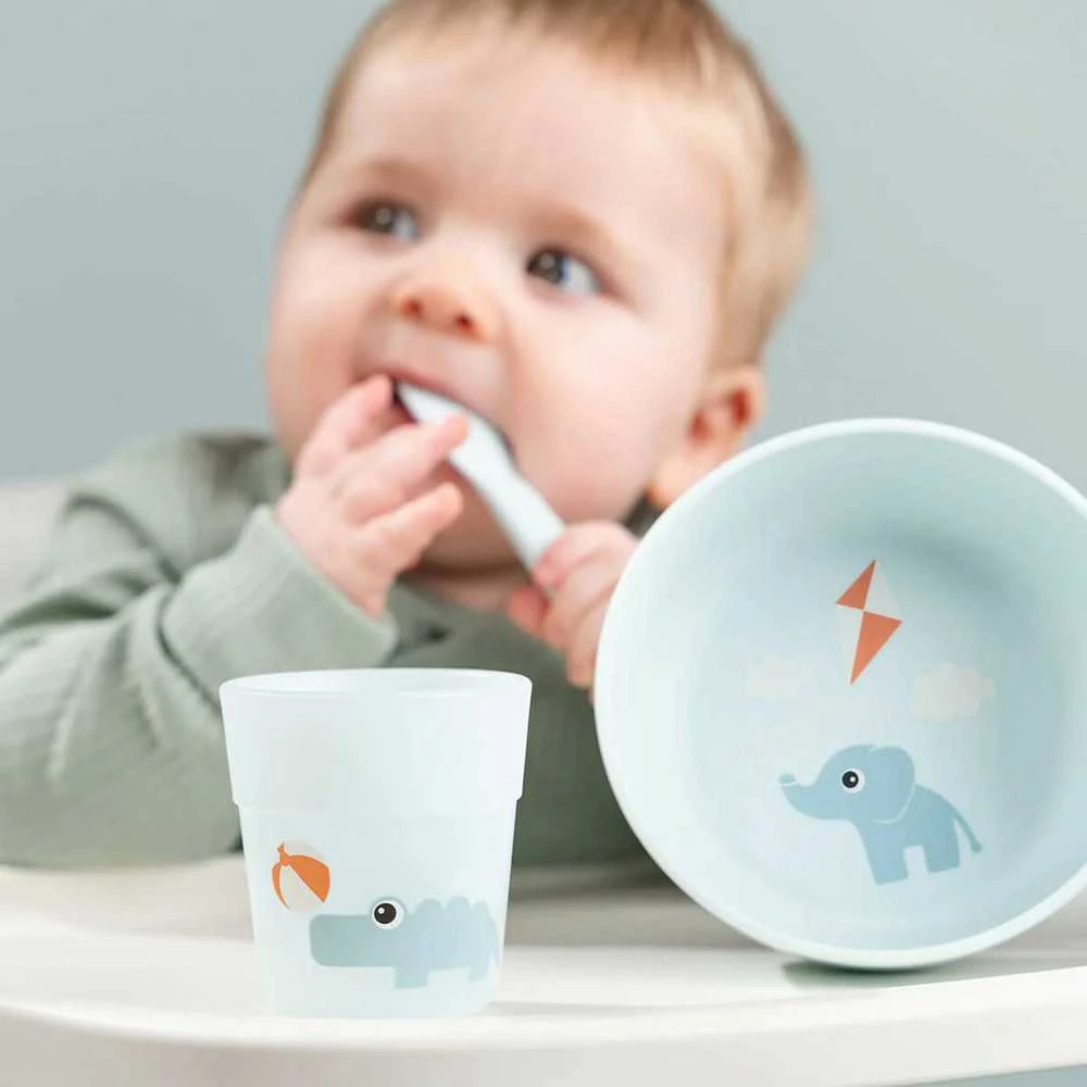 Done by Deer indų rinkinys Foodie Playground Mėlyna
