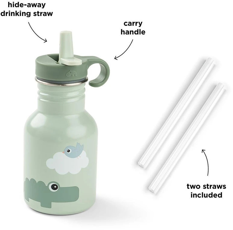 Done by Deer metalinė gertuvė Playground 350 ml Žalias
