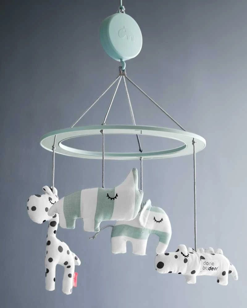 Done by Deer muzikinė karuselė su veidrodėliu "Sleepy" (mėlyna)