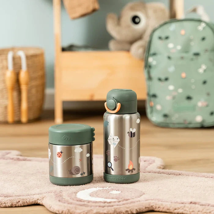 Done by Deer termo indelis maistui Tiny Trails Žalias 300 ml