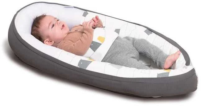 Doomoo kūdikio lizdelis (naujagimio gultukas) "Cocoon Bear Pilkas"