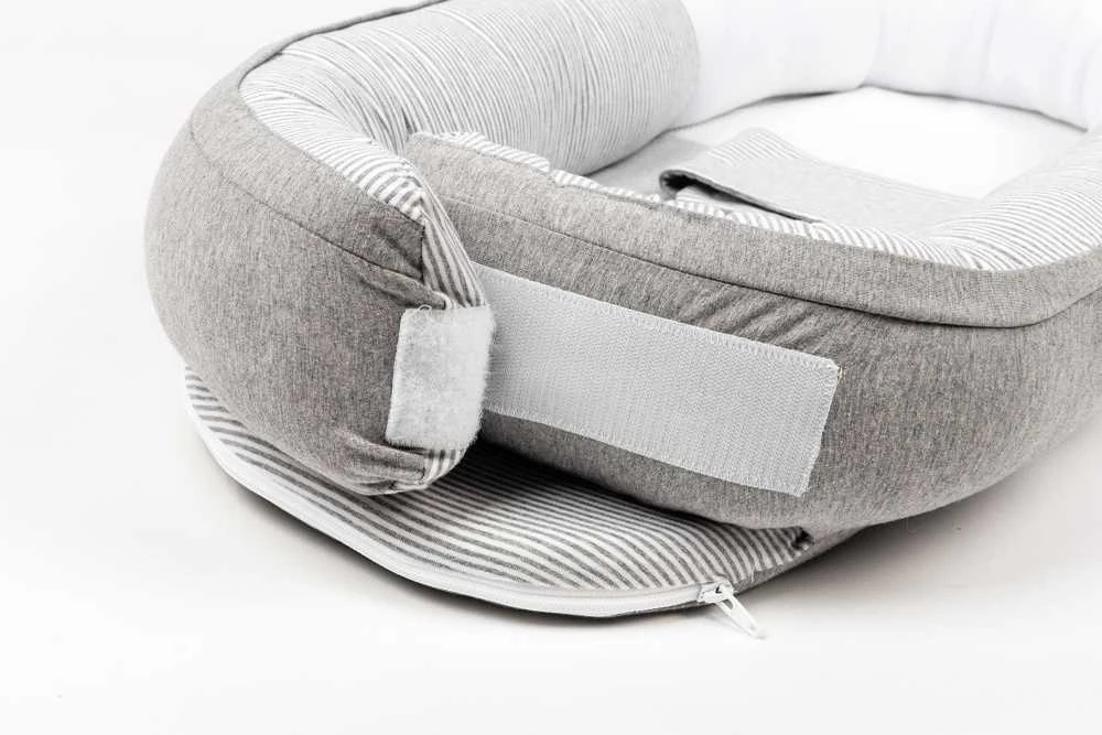 Doomoo kūdikio lizdelis (naujagimio gultukas) "Cocoon Classic Pilkas"