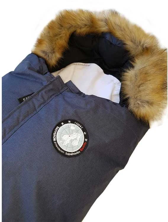 Easygrow žieminis vokelis kūdikiui Nature Footmuff Pilkas