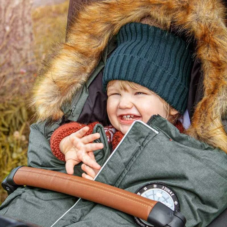 Easygrow žieminis vokelis kūdikiui Nature Footmuff Pilkas