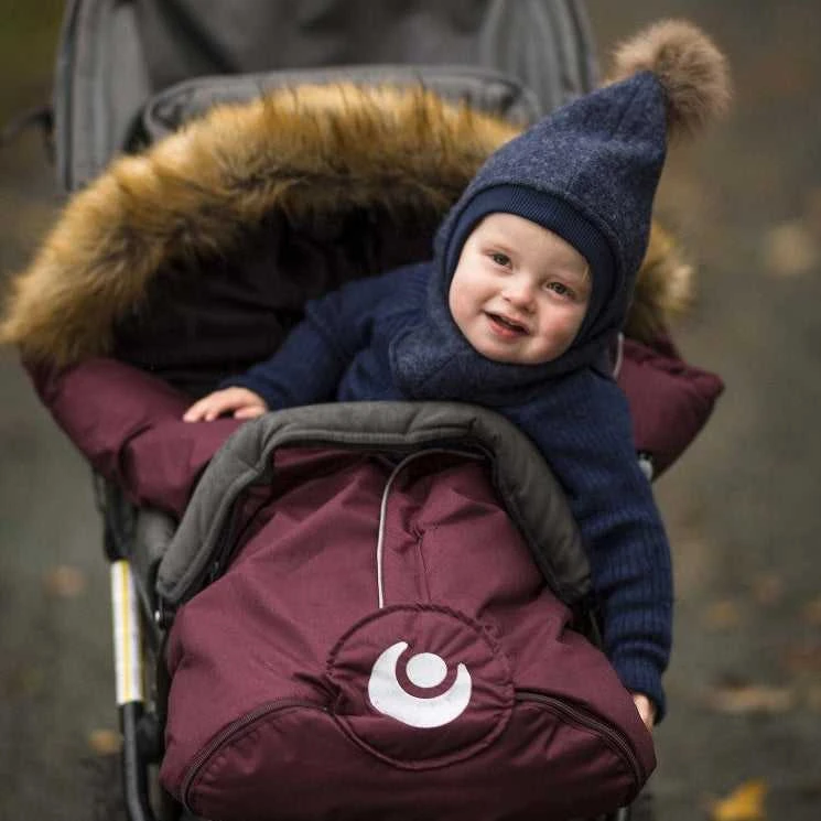 Easygrow žieminis vokelis kūdikiui Nature Footmuff Pilkas