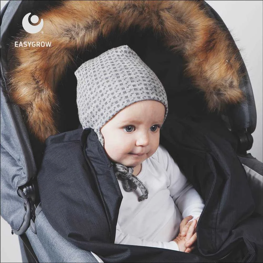 Easygrow žieminis vokelis kūdikiui Nature Footmuff Pilkas