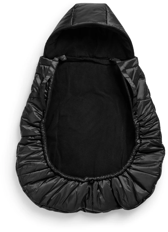 Elodie Details Cozy Cover 2in1 šiltas uždangalas nešioklei ir vežimėliui Juodas