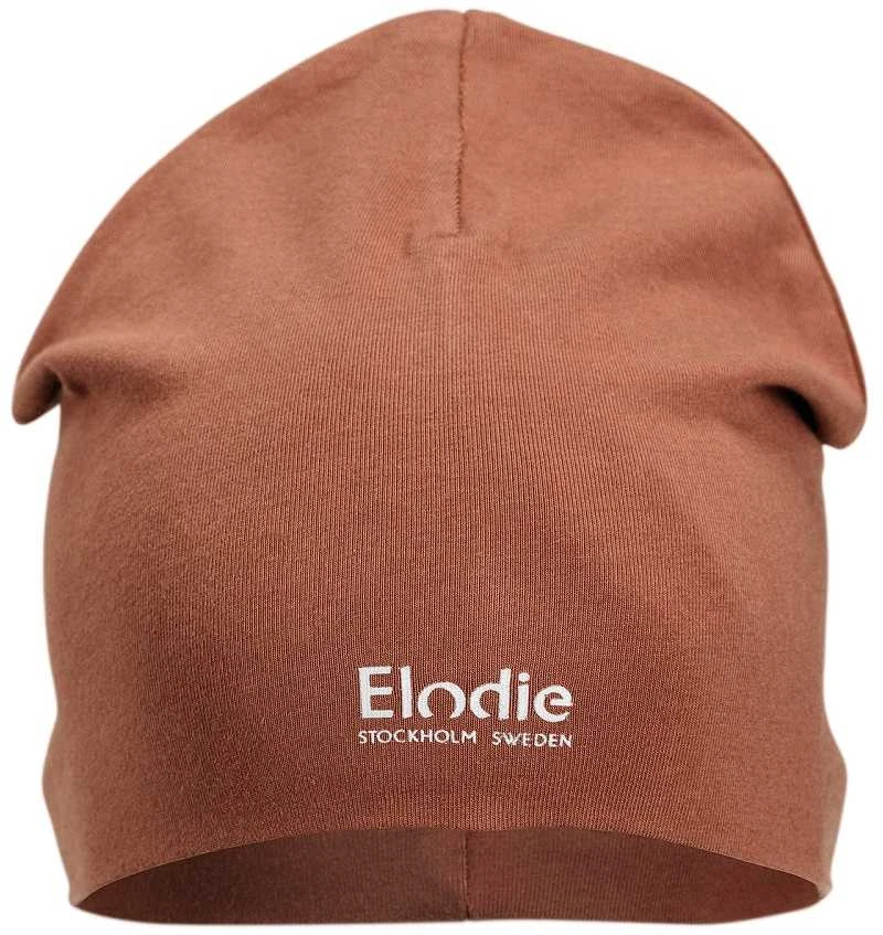 Elodie Details kepurė Degintas molis (Logo Beanie - Burned Clay)