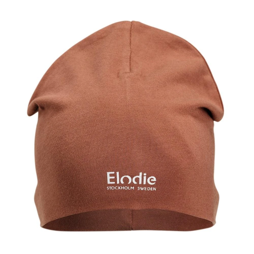 Elodie Details kepurė Degintas molis (Logo Beanie - Burned Clay)