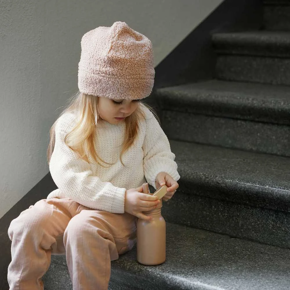 Elodie Details rudeninė kepurė Rožinė Bouclé