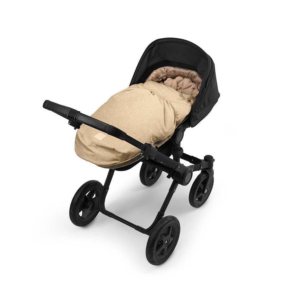 Elodie Details vilnonis žieminis vokelis kūdikiui Pure Khaki rusvai gelsvas