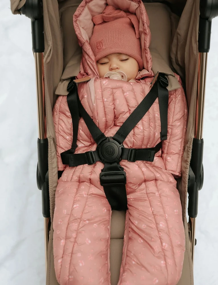Elodie Details vokelis - kombinezonas kūdikiui Rožinė Petit River Rose
