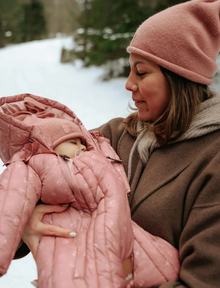 Elodie Details vokelis - kombinezonas kūdikiui Rožinė Petit River Rose