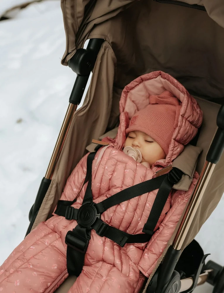 Elodie Details vokelis - kombinezonas kūdikiui Rožinė Petit River Rose