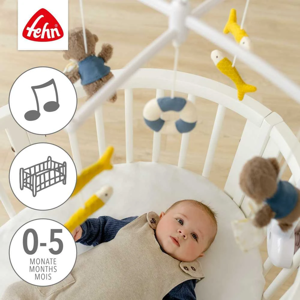 Fehn muzikinė karuselė Otter Brown