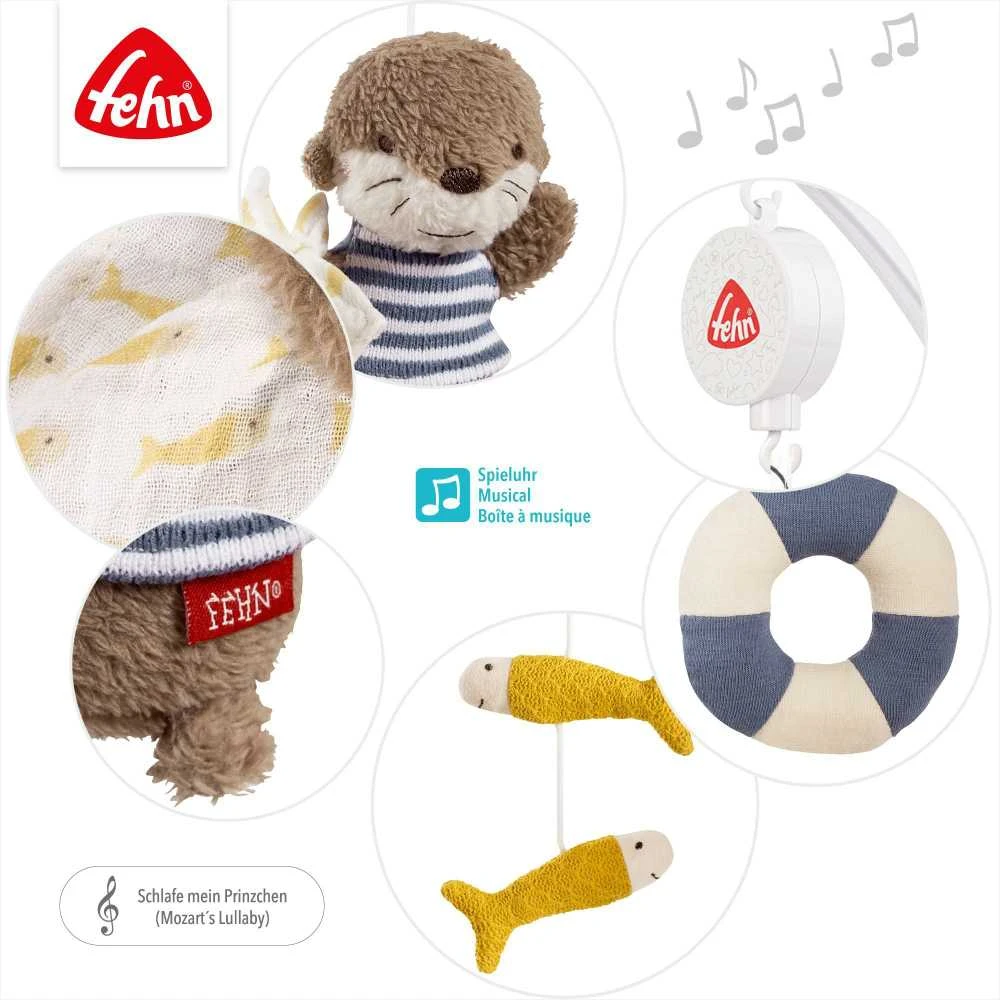 Fehn muzikinė karuselė Otter Brown