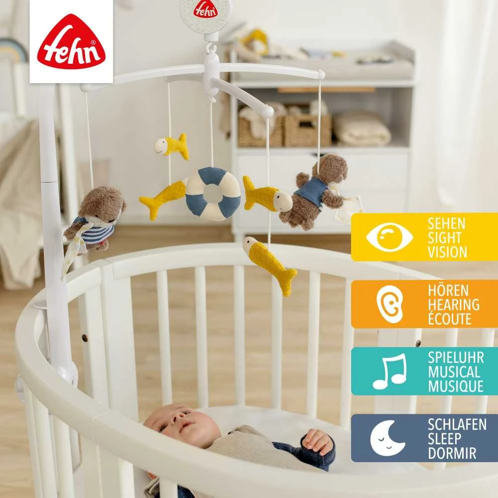 Fehn muzikinė karuselė Otter Brown
