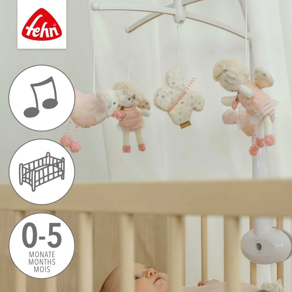 Fehn muzikinė karuselė šviečianti tamsoje LAND Rožinė