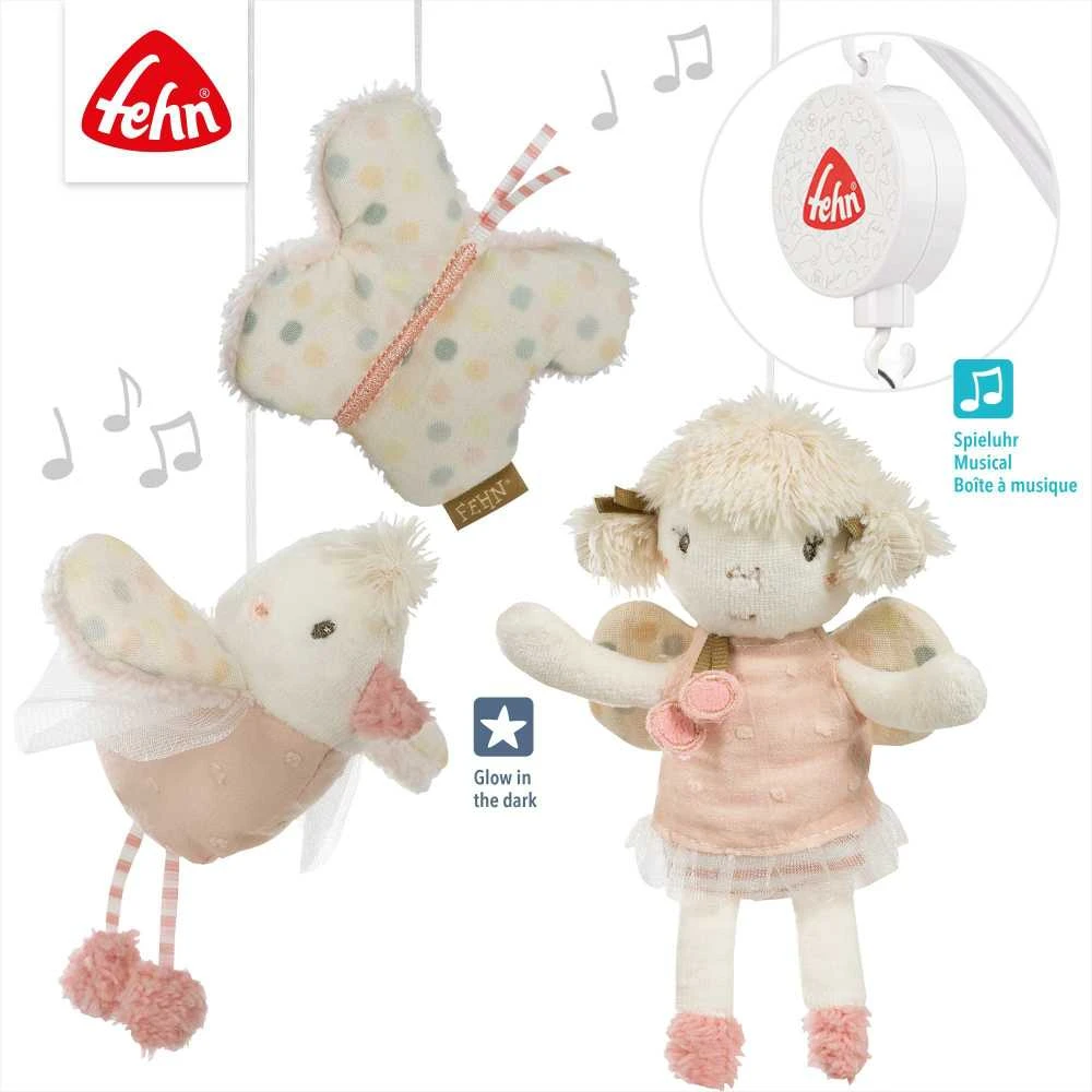 Fehn muzikinė karuselė šviečianti tamsoje LAND Rožinė