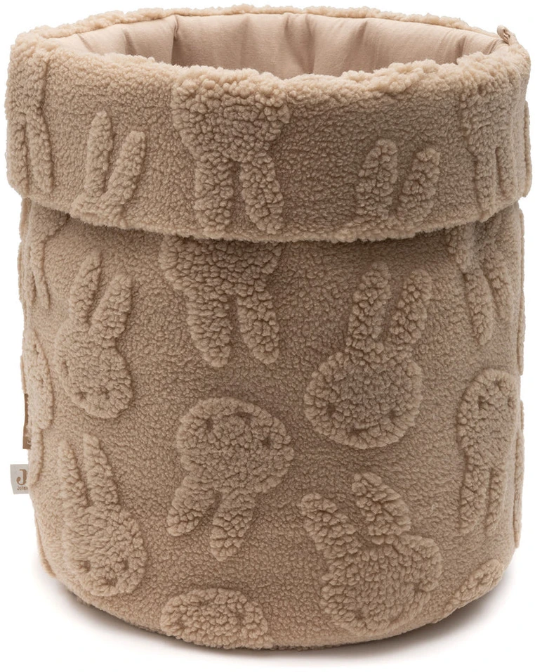 Jollein daiktų laikymo krepšys Miffy Jacquard Teddy Biscuit 30*35