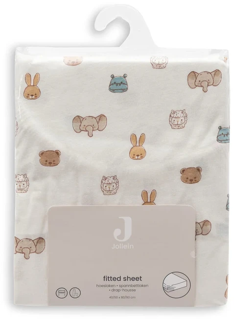 Jollein jersey paklodė su guma Jollies