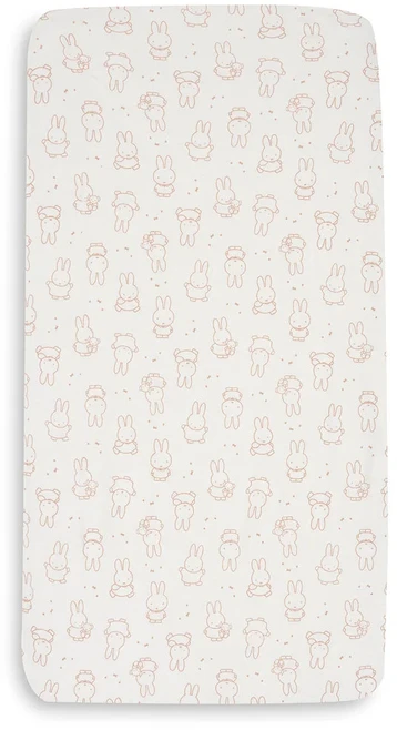 Jollein jersey paklodė su guma Miffy Moments - Light Terra