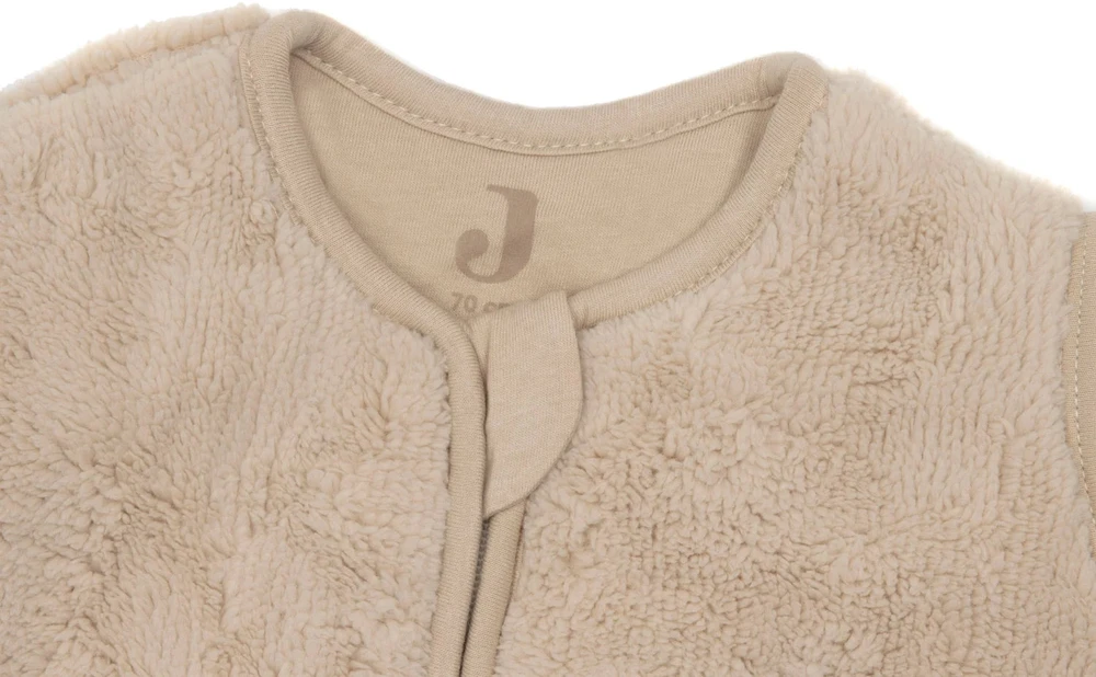 Jollein miegmaišis su nusegamomis rankovėmis 2.5–3.5 TOG Fluffy - Sand