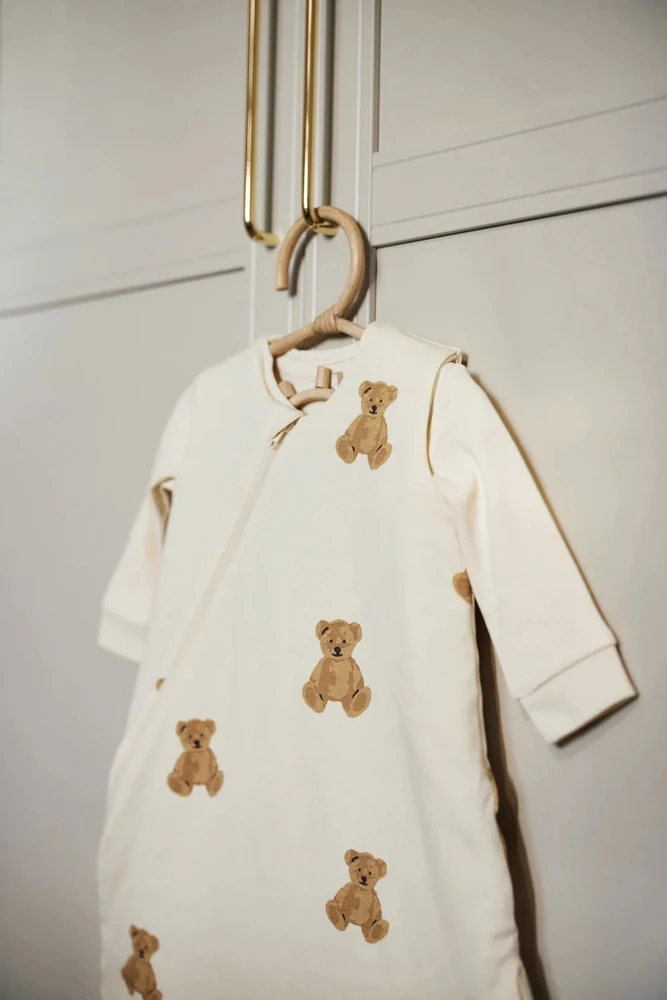 Jollein miegmaišis su nusegamomis rankovėmis 4 seasons Teddy Bear