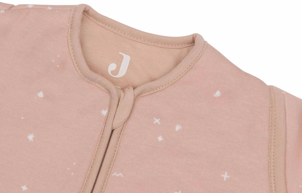 Jollein miegmaišis su nusegamomis rankovėmis Twinkling Wild Rose