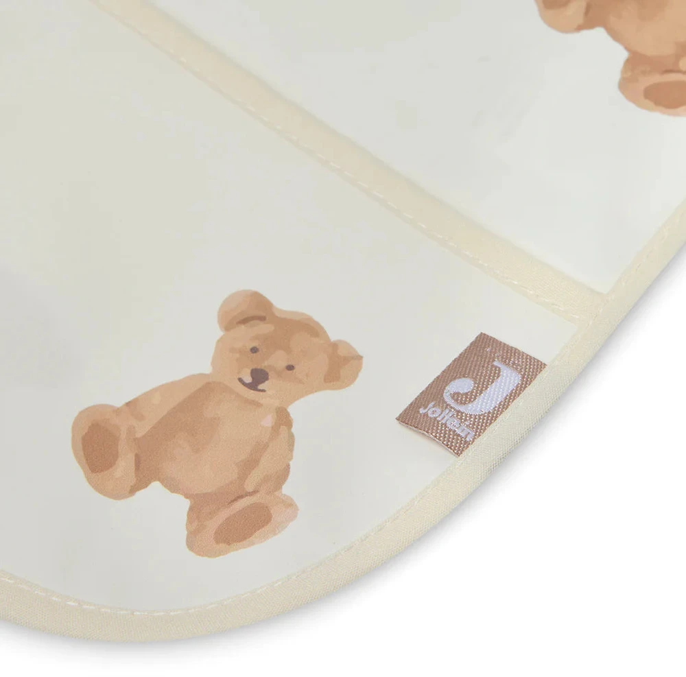 Jollein neperšlampamas seilinukas su rankovėmis Teddy Bear
