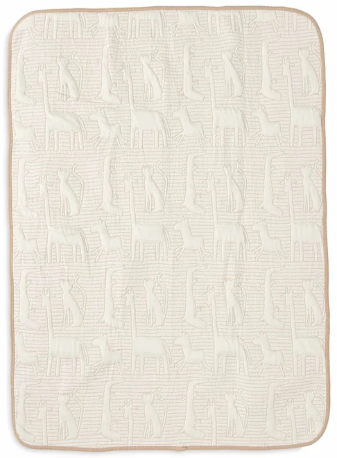 Jollein vaikiška antklodė Jungle Jambo Biscuit/Oatmeal, 100×150 cm, TOG 2.0