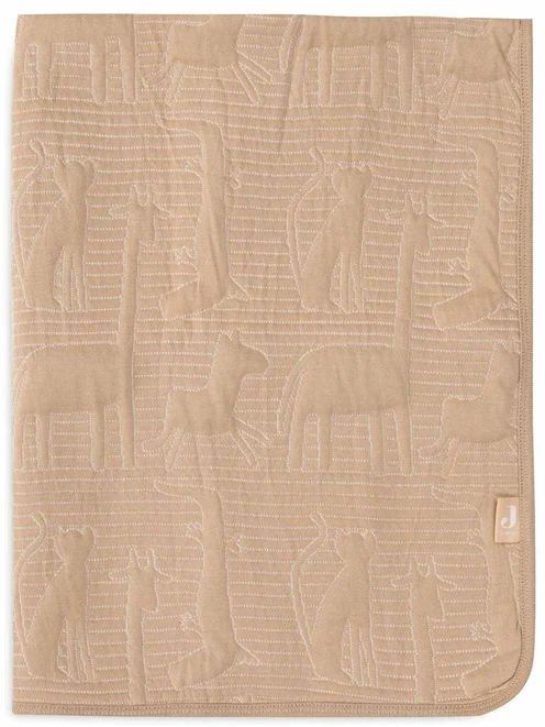 Jollein vaikiška antklodė Jungle Jambo Biscuit/Oatmeal, 100×150 cm, TOG 2.0