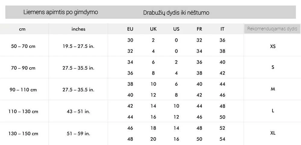 Lola&Lykke® pilvo raumenis atstatantis korsetas po gimdymo ir/ar cezario