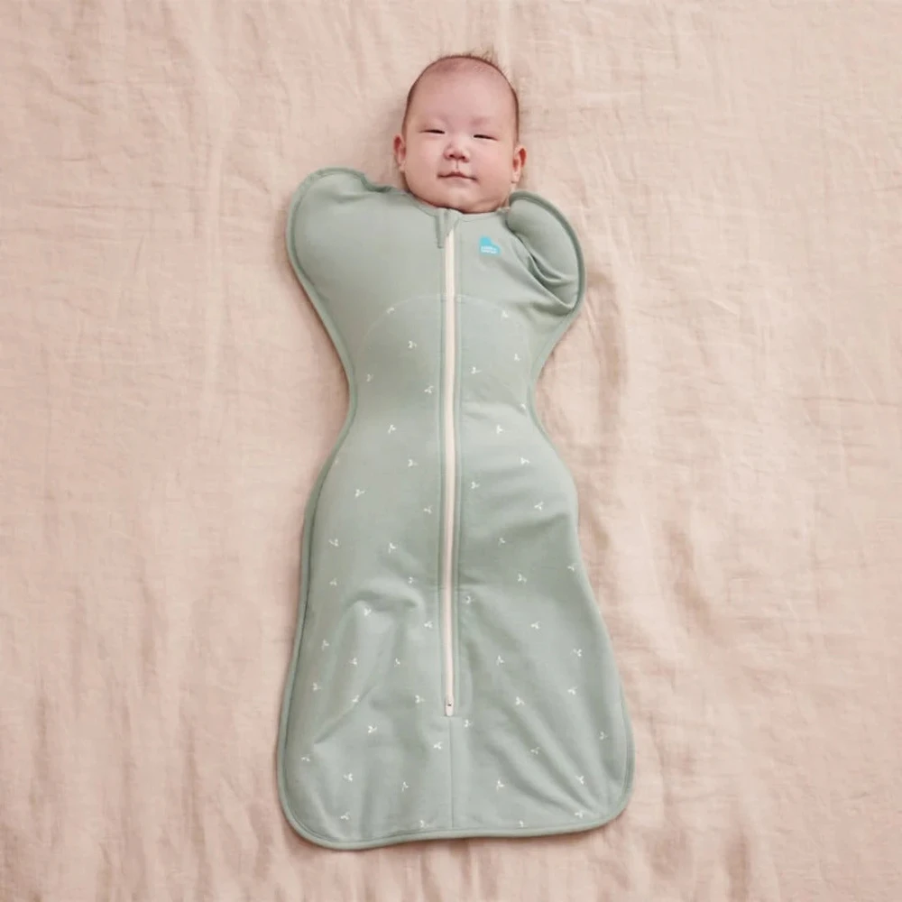 Love To Dream Swaddle UP™ vystymo Twigs Olive etapas 1 TOG 1.5, S dydis