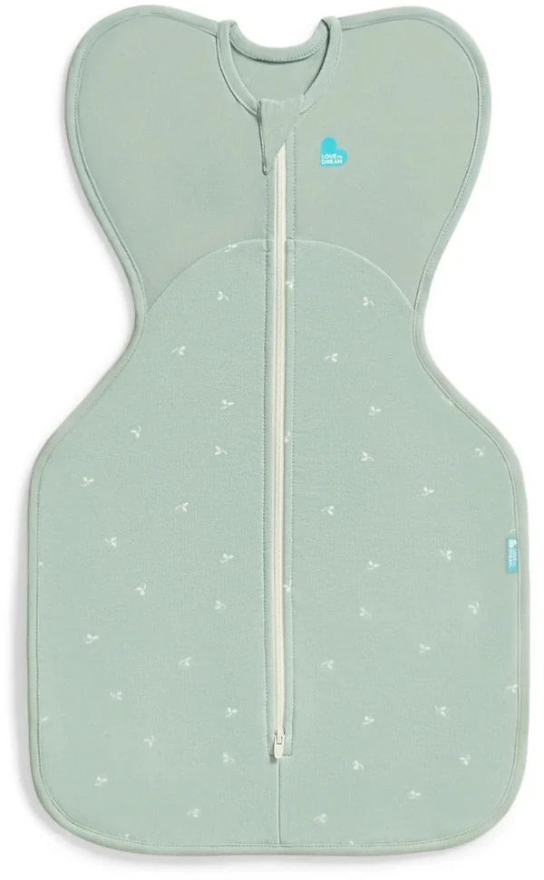 Love To Dream Swaddle UP™ vystymo Twigs Olive etapas 1 TOG 1.5, S dydis