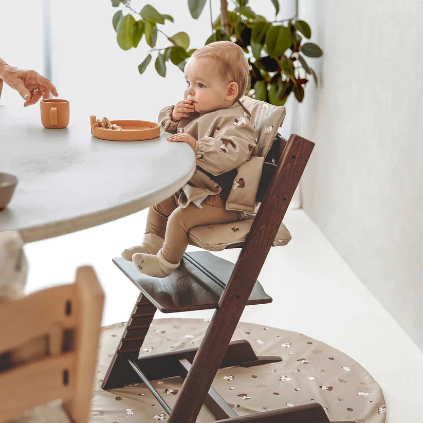 Meyco Baby apsauginis grindų kilimėlis po maitinimo kėdute Forest Animals Sand