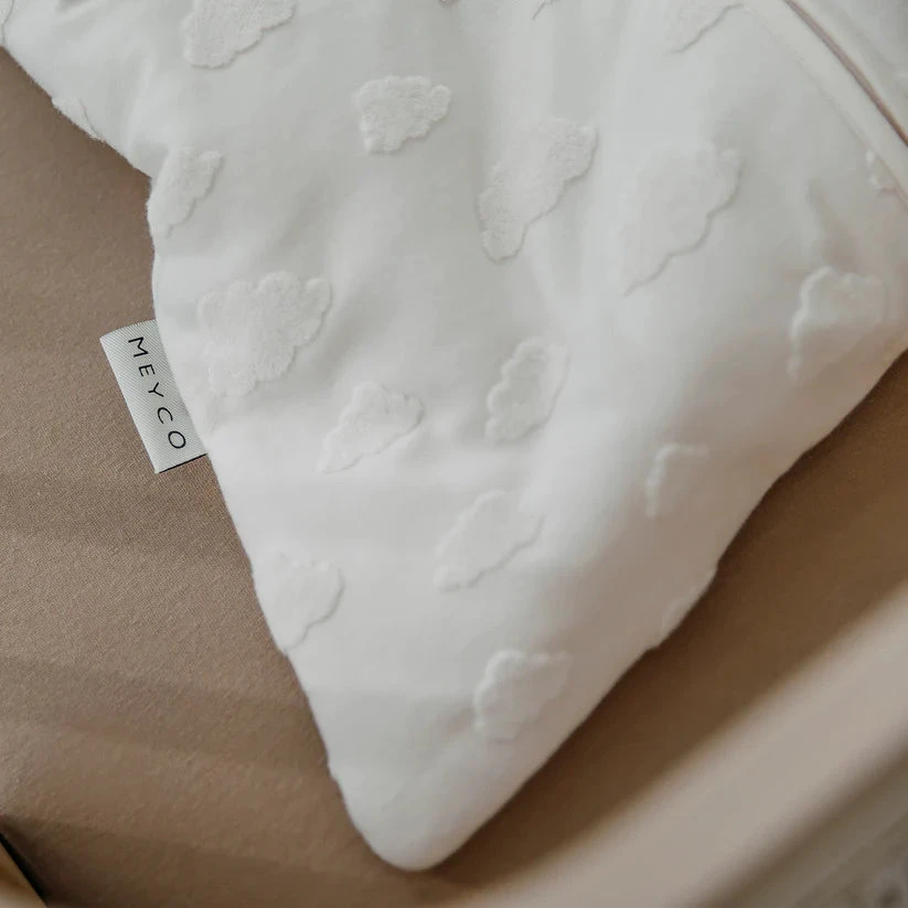Meyco Baby kūdikio miegmaišis su nusegamomis rankovėmis Clouds Natural, TOG 3.0