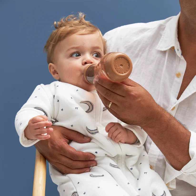 Meyco Baby kūdikio miegmaišis su nusegamomis rankovėmis Moon Indigo, TOG 2.5