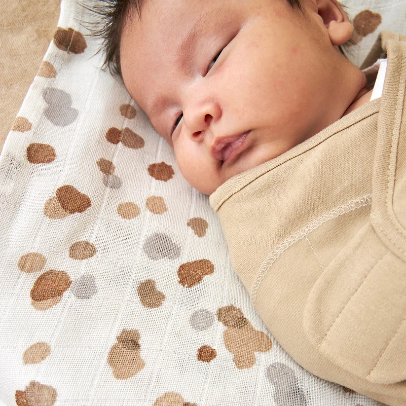 Meyco Baby kūdikio vystymo miegmaišis 0–3 mėn., Sand – TOG 1.0