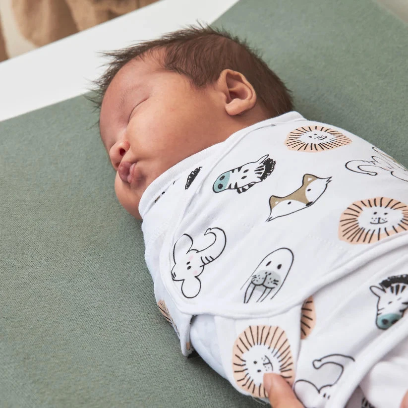 Meyco Baby kūdikio vystymo miegmaišis 0–3 mėn., Animal Multicolour – TOG 1.0