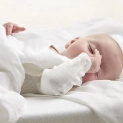 Meyco Baby marlinės (muslino) vystyklų komplektas Baltas, skirtingi dydžiai, 12 vnt.