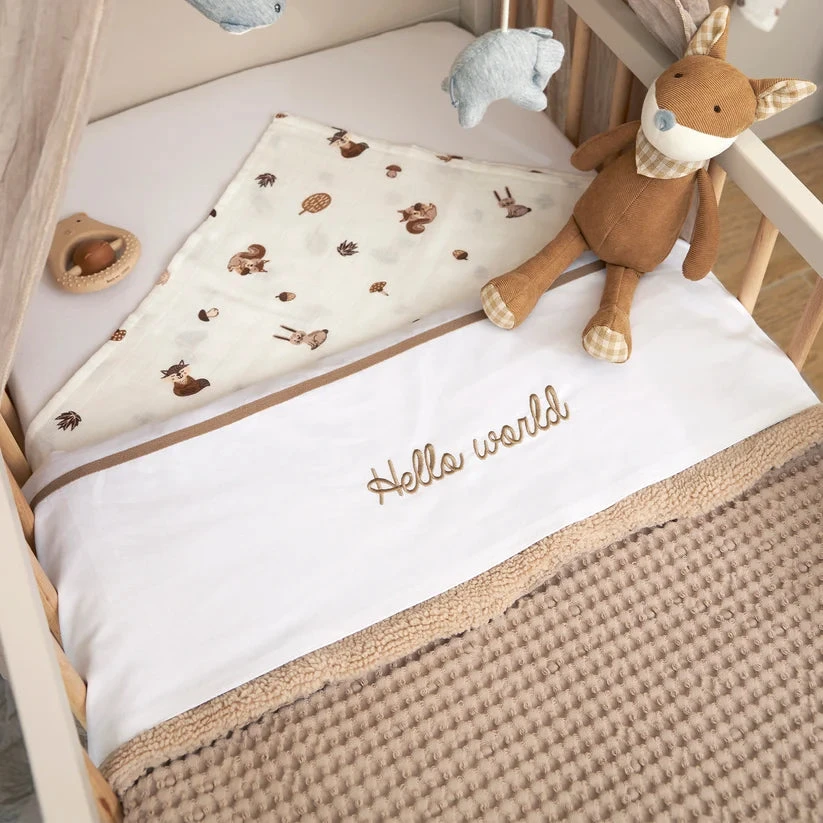Meyco Baby marliniai muslino vystyklai Forest Animals Toffee, 70×70 cm, 3 vnt.