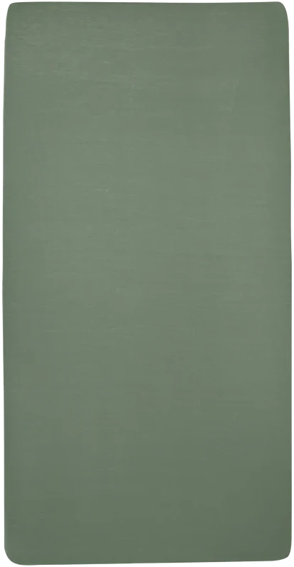 Meyco Baby medvilninė jersey paklodė su guma 60 × 120 cm, Forest Žalias