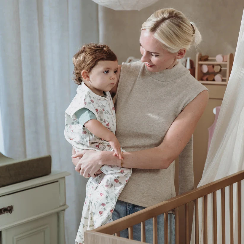 Meyco Baby medvilninis kūdikio miegmaišis Flower Multicolour, TOG 0.3