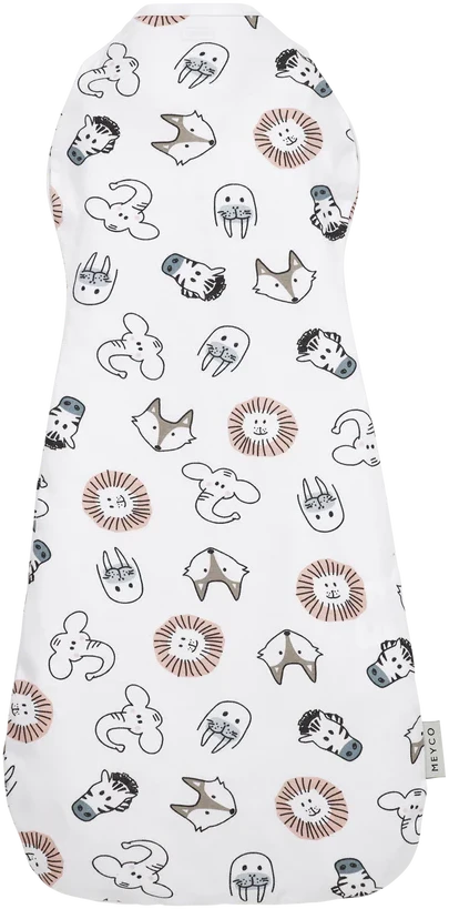 Meyco Baby naujagimio miegmaišis-kokonas Animal Multicolour, TOG 0.3