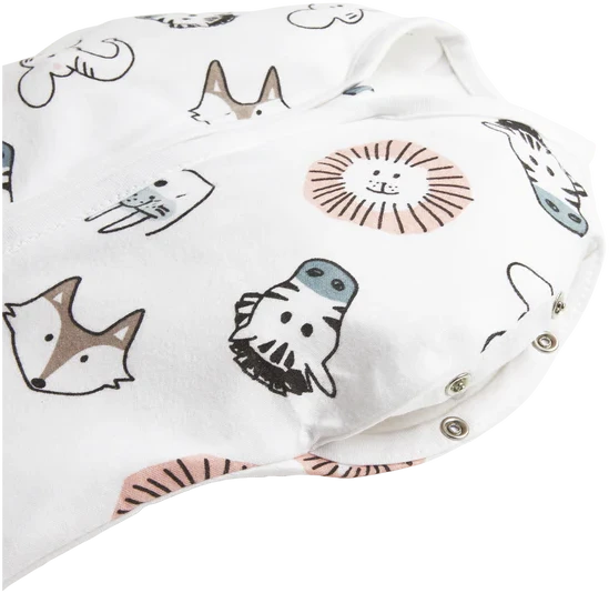 Meyco Baby naujagimio miegmaišis-kokonas Animal Multicolour, TOG 0.3